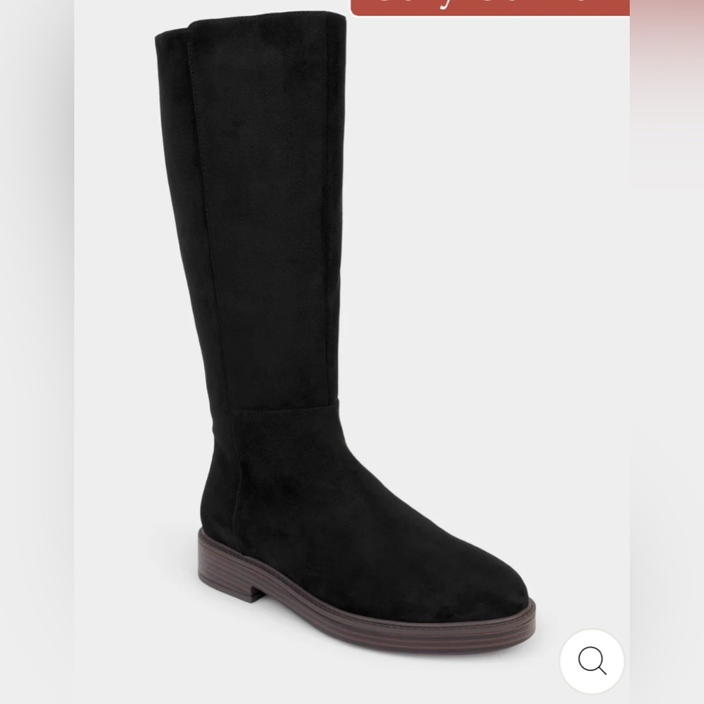 AEROSOLES Black Over the Knee Boots